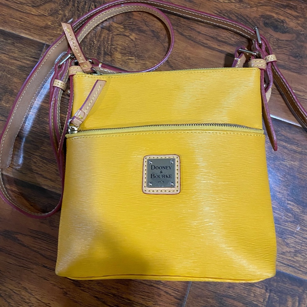 Dooney and Bourke  Yellow Crossbody